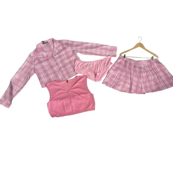 NWT PLUS WHATEVER CLUELESS PINK1X TRICKZ N' TREATZ - Picture 3 of 11